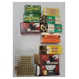 7 full boxes 3 partial 22lr ammo
	
NO
