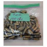 100 rounds 9mm