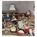 2 boxes miscellaneous Christmas including