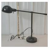Black industrial style desk lamp