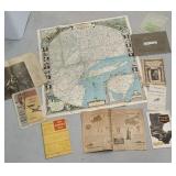 Box of miscellaneous ephemera including early