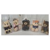 5 Harley-Davidson pigs and bears