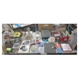 Cart #98a - top row - records, bibles,