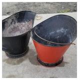 2 coal scuttles