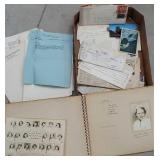 Box of misc ephemera including Lakeview hospital
