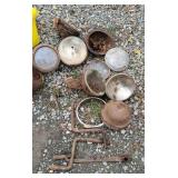 Car parts, headlights, cranks, etc