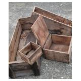 Pile of Wooden boxes