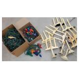 Box of Christmas lights