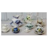 8 small pitcher and bowls