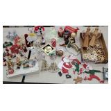 Box of Christmas items includes Hummel type