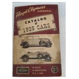 1929 catalog of cars..
The back cover is damaged