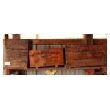 Wooden Crates - Whiskey, Cranberries & more