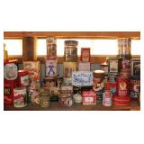 Tins- Ritz, Crackerjacks, syrup & more