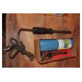 Hand torch w/ 2 heads & and a soldering iron