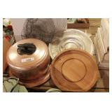 Cake box, lazy Susan, onion basket & more