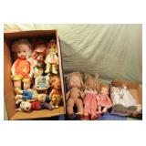 Dolls - Porcelain, etc. - cribs & more