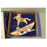 Roy Rogers Replica Tin Rocking Toy