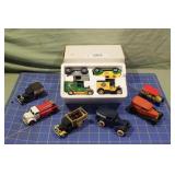 Austin cast iron delivery truck, Matchbox & others