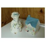 Cookie Jars - 1 Mouse & 1 House