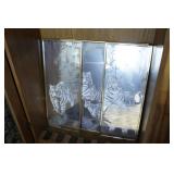 Tigers - group of 3 mirrored wall hangings