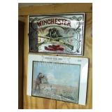 Winchester mirror & Duxbak wall hangings