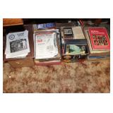 books - 5 boxes - Crafts, dictionaries, & history