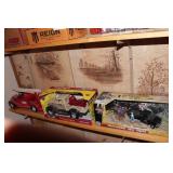 PBR Ford F350, Nylint Fire truck, V8 Nylint Wreckr