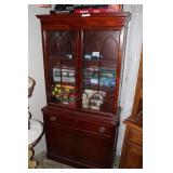 China Cabinet - Mohogany w/ glass front