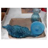 Glass - Blue glass - Decorative dishes