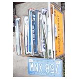 Lisensce Plates Collection - various years