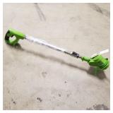 18v extendable weed trimmer (green)