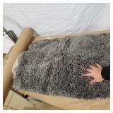 Yimobra-Dark grey bath mat-31.5x19.8"