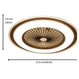 LED fan ceiling light w/remote