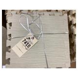 12pc  exercise mats with a wood style pattern