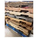 group of 10 wood pallets