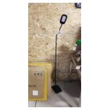 Black floor lamp