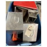 Blue tote of Stainless steel boxes