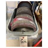 7 metal casters (wheels only) w/ metal carry case