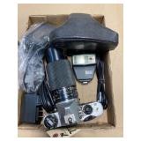 Pentax 35mm camera and accessories