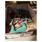 box of C-clamps