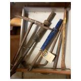 box of prying tools