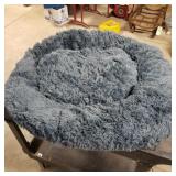 orthopedic dog bed -grey