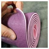 Non slip Yoga mat pink/purple