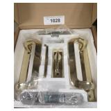 anderson gliding door hardware set black bank