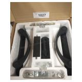 anderson gliding door hardware set black bank