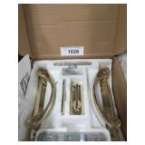 anderson glidng door hardware set gold color bak