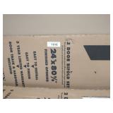 jeld wen 2 door bifold set  24" x 80 5/8" white bk