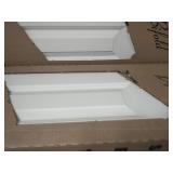 jeld wen 2 door bifold set  24" x 80 5/8" white bk