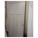 door grey solid wood 2 count 84" x 36" bank
