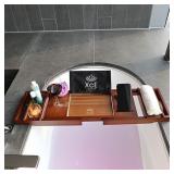 XcE Lifestyle 652670 Wood bathtub caddy